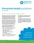 Preventive health guidelines