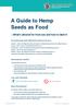 A Guide to Hemp Seeds as Food