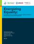 Energizing Equality: sub-saharan Africa s integration of gender equality principles in national energy policies and frameworks