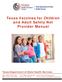Texas Vaccines for Children and Adult Safety Net Provider Manual