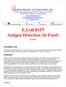 E.Coli 0157 Antigen Detection (In Food)
