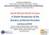 World Mental Health Surveys: A Global Perspective of the Burdens of Mental Disorders