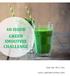 48-HOUR GREEN SMOOTHIE CHALLENGE
