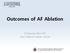 Outcomes of AF Ablation