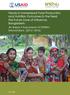 Trends in Homestead Food Production and Nutrition Outcomes in the Feed the Future Zone of Influence, Bangladesh