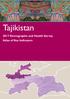 Tajikistan Demographic and Health Survey Atlas of Key Indicators