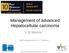 Management of advanced Hepatocellular carcinoma