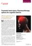 Traumatic brain injury: Pharmacotherapy options for cognitive deficits