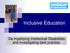 Inclusive Education. De-mystifying Intellectual Disabilities and investigating best practice.