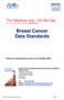 Breast Cancer Data Standards