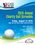 2015 Annual Charity Golf Scramble