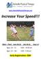 Increase Your Speed!!!