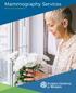 Mammography Services. Resources Guidebook