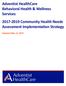 Adventist HealthCare Behavioral Health & Wellness Services Community Health Needs Assessment Implementation Strategy. Adopted May 15, 2017