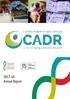 CADR has prioritised research that addresses issues raised by stakeholders, particularly older people, people living with dementia and their carers.