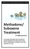 Methadone/ Suboxone Treatment in federal prison