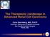 The Therapeutic Landscape in Advanced Renal Cell Carcinoma