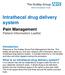 Intrathecal drug delivery system