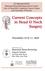 Current Concepts in Head & Neck Surgery