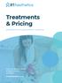 Treatments & Pricing. Specialists In Non-Surgical Aesthetic Treatments.
