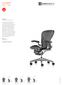 Aeron. Chairs. Designers Bill Stumpf and Don Chadwick
