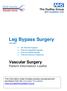 Leg Bypass Surgery Includes: