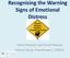 Recognising the Warning Signs of Emotional Distress. Claire Doonan and David Watson Clinical Nurse Practitioners, CAMHS