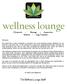 The Wellness Lounge Staff