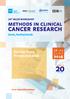 20 th MCCR WORKSHOP METHODS IN CLINICAL CANCER RESEARCH. Zeist, Netherlands Society Grant Prospectus 2018 JUNE. ecco-org.