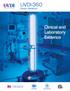 UVDI-360. Clinical and Laboratory Evidence. Room Sanitizer. UltraViolet Devices, Inc. UVDI EPA Establishment Number CA-001
