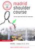 madrid shoulder course