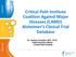 Critical Path Institute Coalition Against Major Diseases (CAMD) Alzheimer s Clinical Trial Database