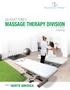 MASSAGE THERAPY DIVISION
