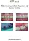 PG Cert Contemporary Tooth Preparations and Operative Dentistry