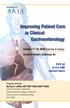 Improving Patient Care in Clinical Gastroenterology