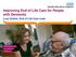 Improving End of Life Care for People with Dementia. Lucy Sutton, End of Life Care Lead