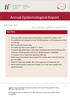 Annual Epidemiological Report