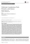 Follicular Lymphoma: Past, Present, and Future Melody R. Becnel, MD * Loretta J. Nastoupil, MD
