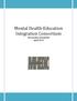 Mental Health-Education Integration Consortium Governance Document April 2013