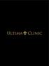 ULTIMA SPA & CLINIC FACILITIES OPENING HOURS AND CONTACT