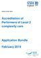 Accreditation of Performers of Level 2 complexity care