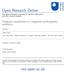 Open Research Online The Open University s repository of research publications and other research outputs