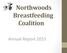 Northwoods Breastfeeding Coalition. Annual Report 2015