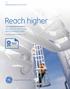 Reach higher with Inspection Academy GE s Inspection Technologies Global Knowledge Center.