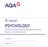 A-level PSYCHOLOGY. PSYB3 Child Development and Applied Options Report on the Examination. June Version: 1.0
