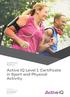 Active IQ Level 1 Certificate in Sport and Physical Activity