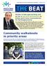 The Beat. Community walkabouts in priority areas