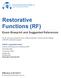Restorative Functions (RF)