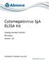 Cytomegalovirus IgA ELISA Kit