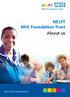 NELFT NHS Foundation Trust About us